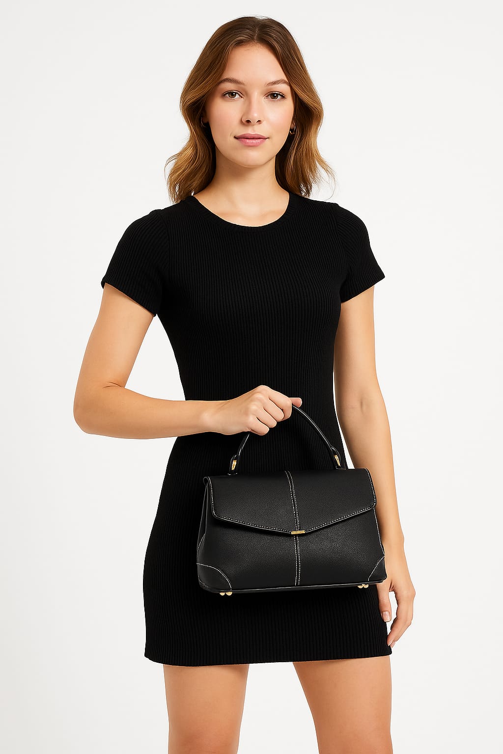 White Stitch Bag - Image 2