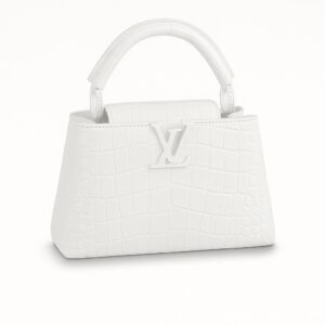 LV Mirror Crocodile-Texture Handbag