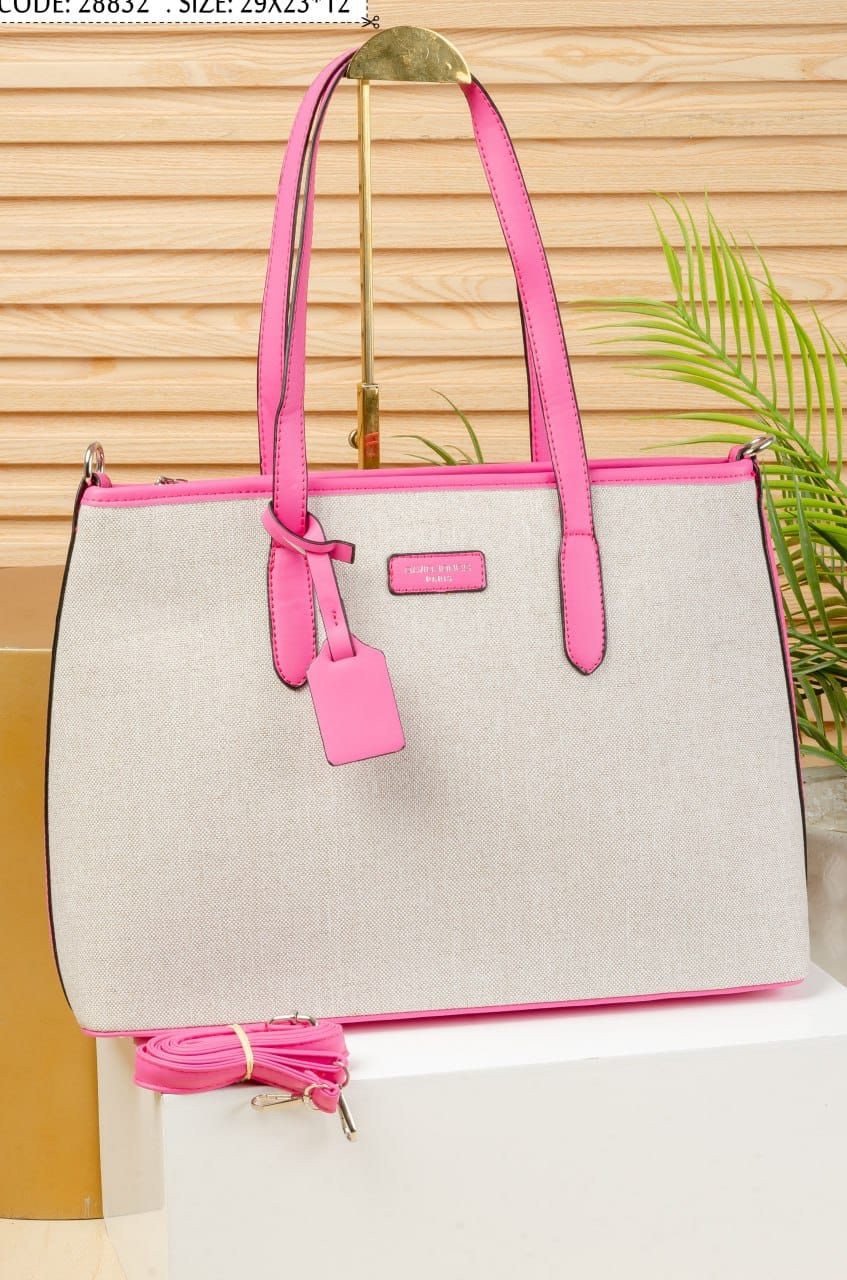 Canvas Chic Tote - Image 4