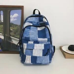 Denim backpack