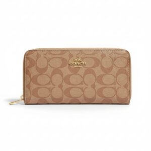 COACH محفظة راقية بطابع كلاسيكي
