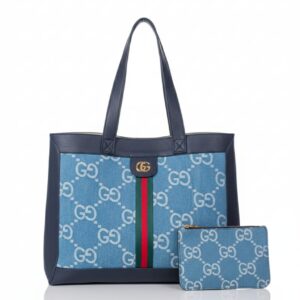 GG Stripe Large Tote Bag
