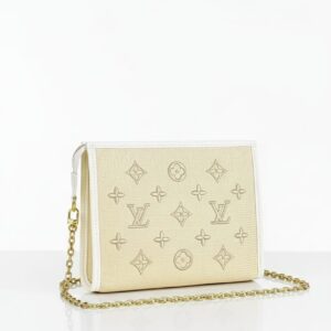 LV Embossed Monogram Chain Wallet Bag