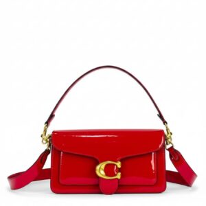 Coach C-Glow Patent Shoulder Bag 26