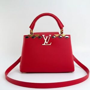 LV Diamond-Trim Top Handle BAG