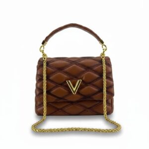 LV Quilted V-Emblem Mini Bag