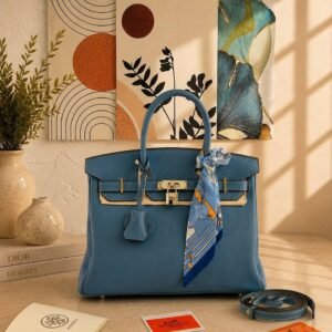 HERMES GENUINE LEATHER BAG 8660