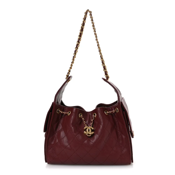 Caviar Quilted Chanel Handbag -GAB03-39