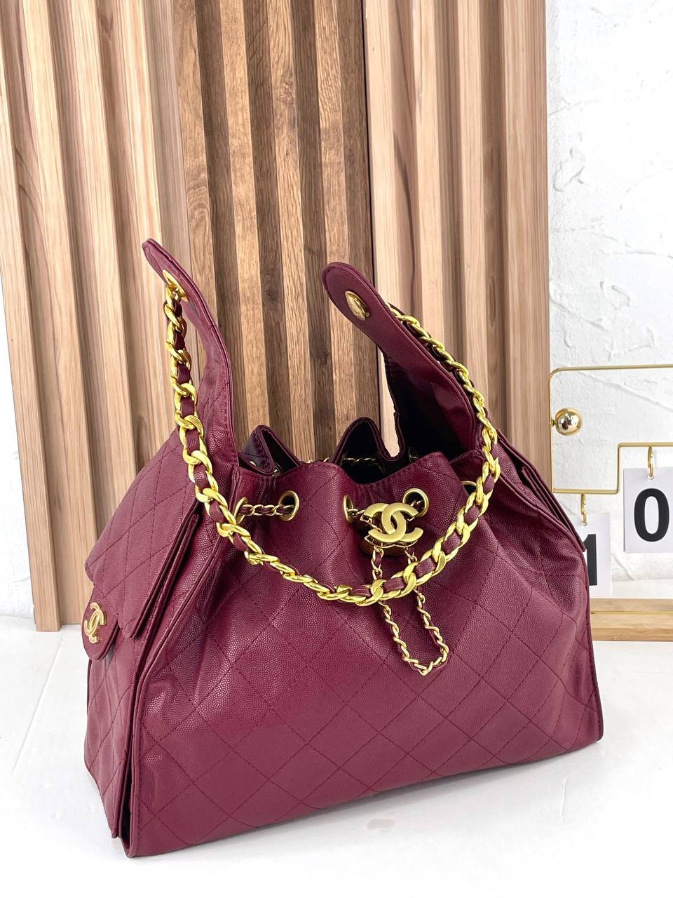 Caviar Quilted Chanel Handbag -GAB03-39 - الصورة 5