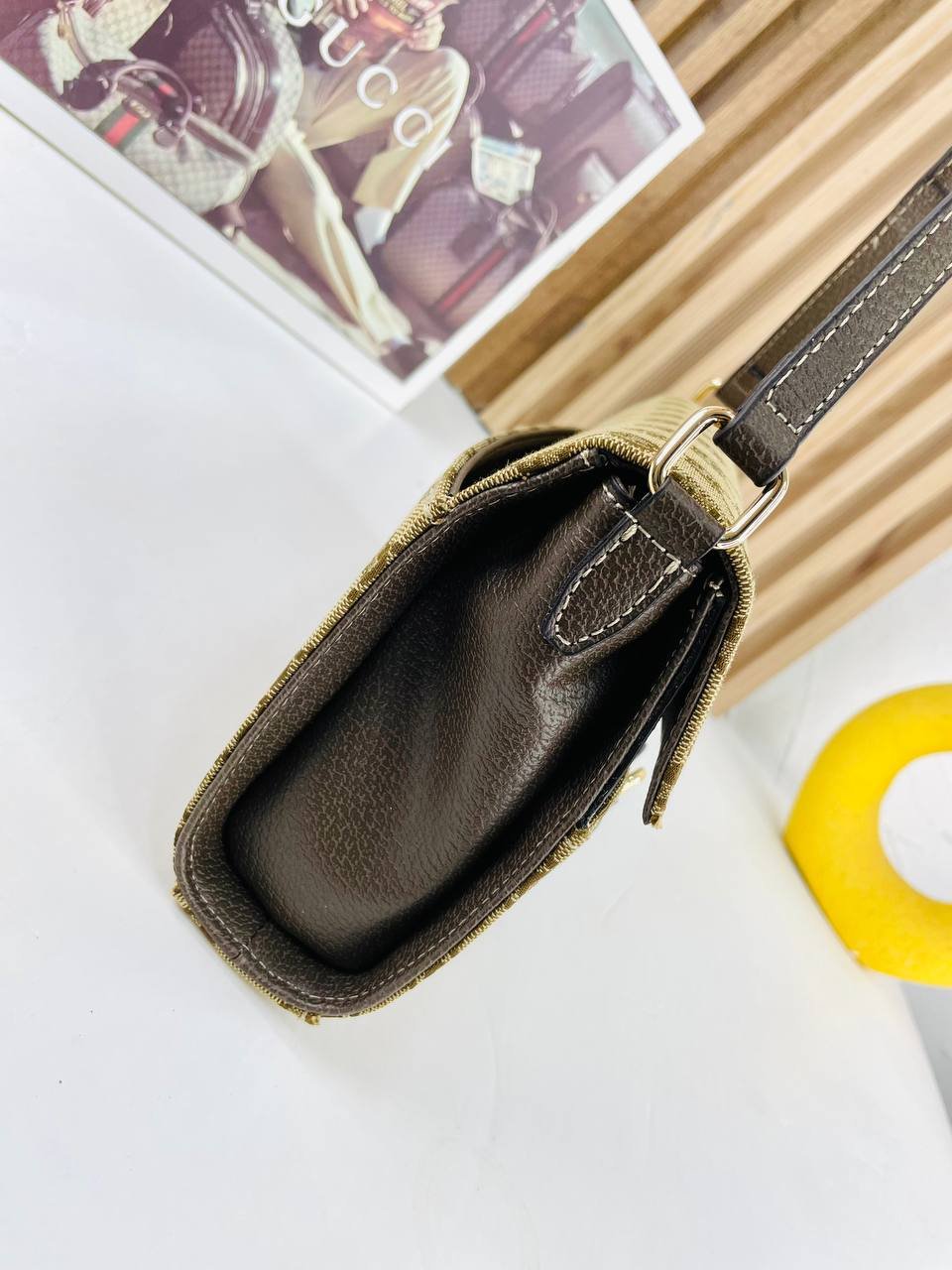 Horsebit Ristretto medium shoulder bag -GAB09383 - الصورة 5